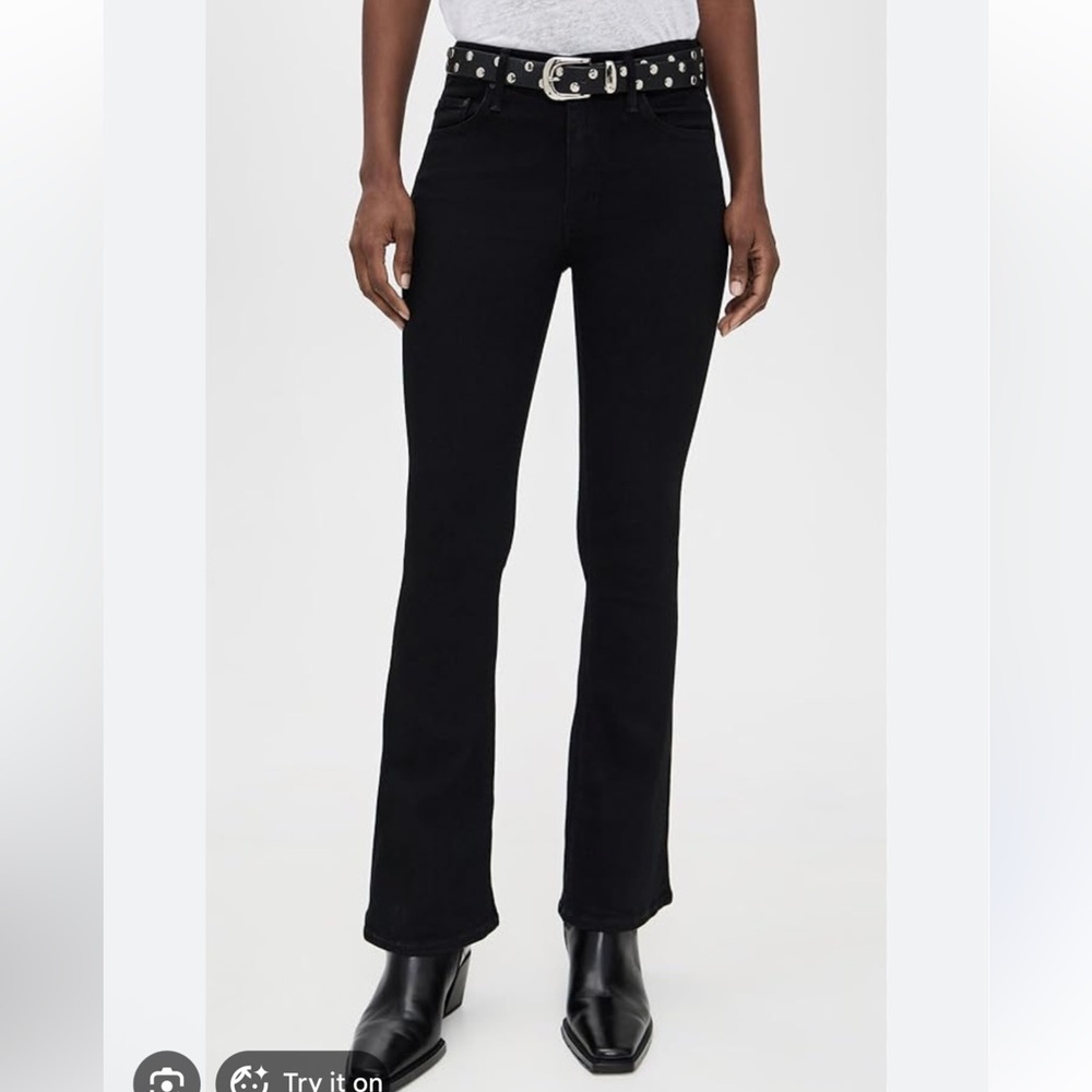 MOTHER Women's Black “The Weekender” Jeans, size 30